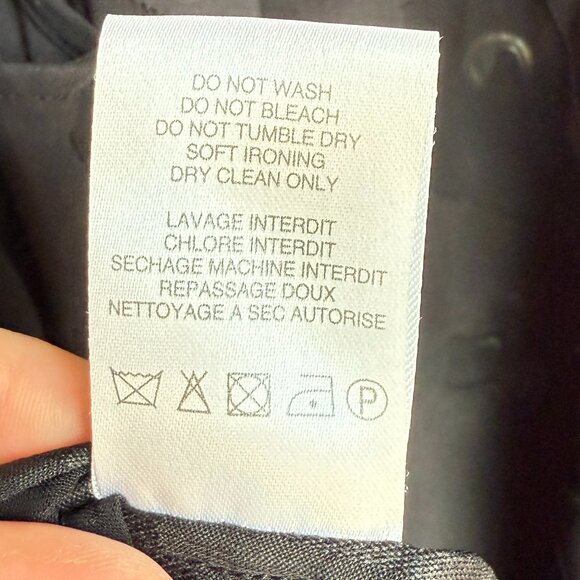 IRO Black Lace-Up Ruffle Blouse - Picture 10 of 11